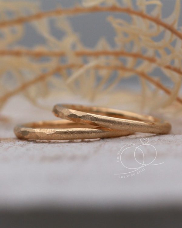 Dünne Rosegold Ringe Zarties
