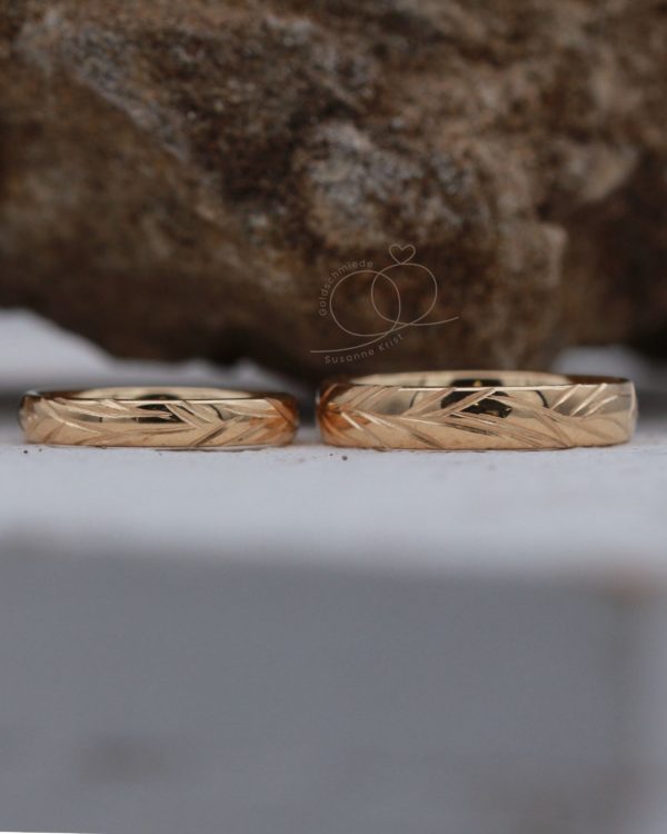 Florale Ringe Baum Gold Baumtraum