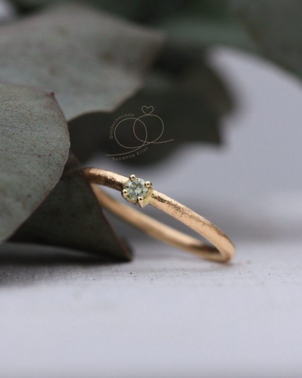 Ring grüner Stein Jardini