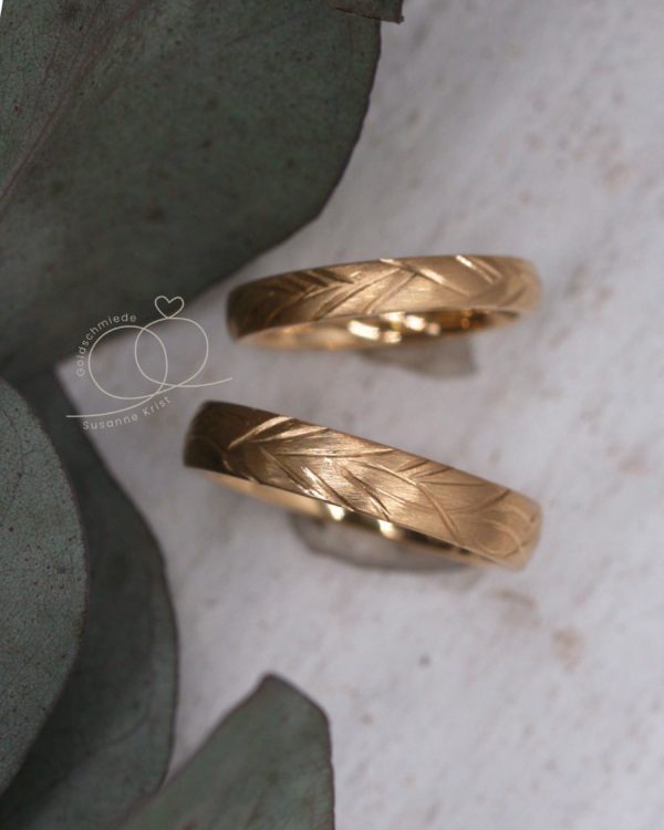 Ringe Rosegold floral Baumtraum
