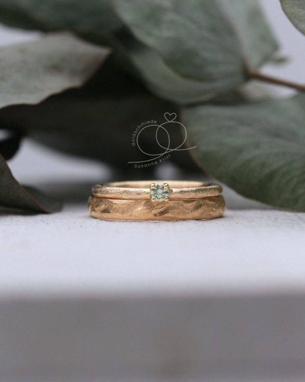 Ring mit grünem Stein "Jardini" – Bild 6